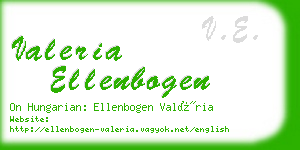 valeria ellenbogen business card